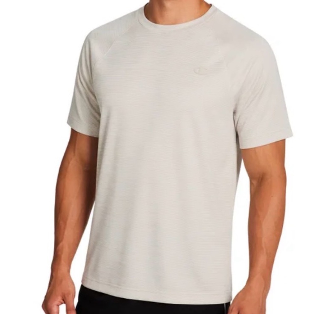 NWT Champion Men's Active Tee Size Large Color Tan - Picture 3 of 6